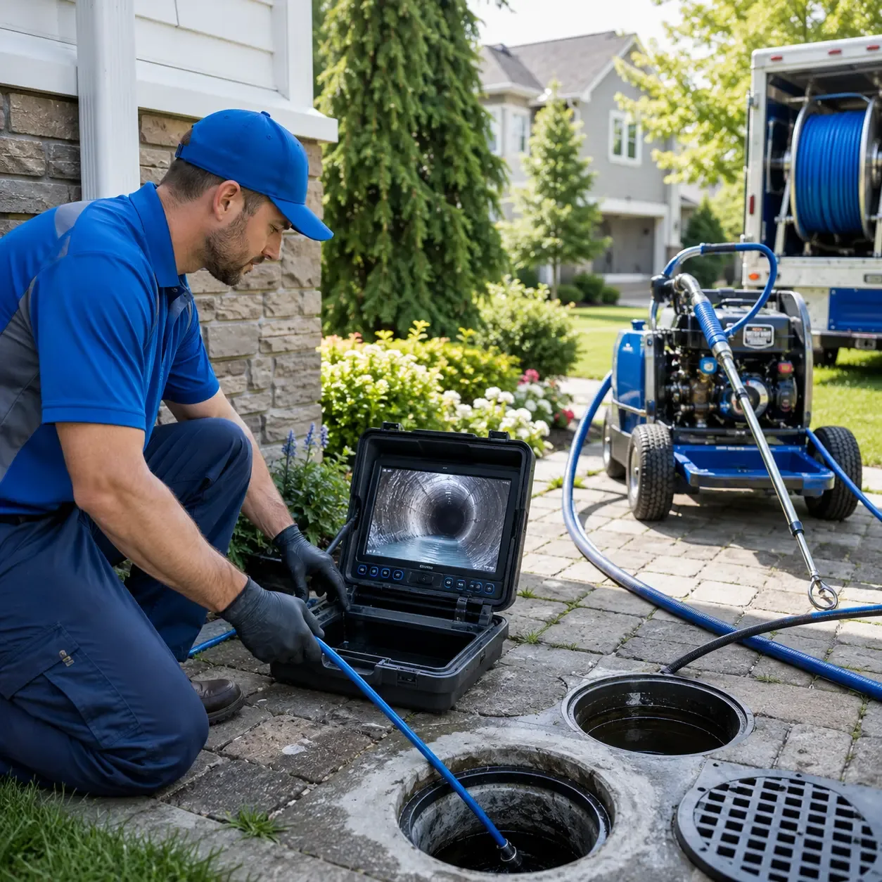 Outdoor drain cleaning professionals serving White Deer, TX